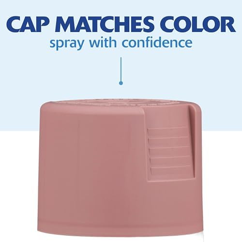 Rust-Oleum 299887 Painter's Touch 2X Ultra Cover Spray Paint, 12 oz, Satin Vintage Blush (Pack of 4)