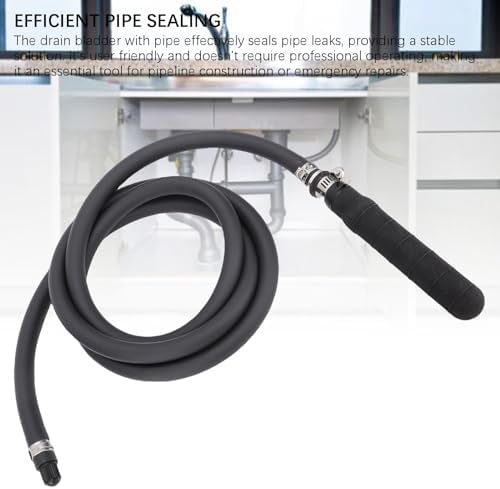 Drain Bubble with Pipe PVC High Elastic Drain Cleaning Bubble Portable Long Lasting Leakproof Drain Blockage Blockage Kit for Bathroom Surfaces Kitchen Sinks