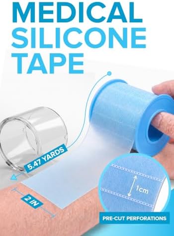 Silicone Tape 2x5.47 Yards | 3-Pack | Medical Grade | FSA&HSA | Waterproof