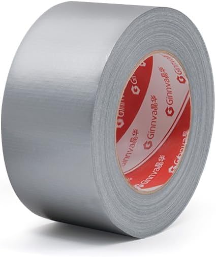 Heavy-Duty Duct Tape 2 in x 30 Yards,10 Mil Thick, Water-Resistant, Strong Adhesive for Repair, No Residue, All Weather, Rubberized Fabric Tape for Indoor & Outdoor Use