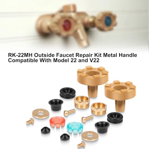RK-22MH Repair Kit Metal Handle,Outside Faucet,Compatible with Woodford Model 22, Model V22