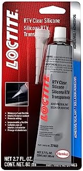 Loctite 37463 Clear RTV Silicone Adhesive/Sealant Tube - 80 ml