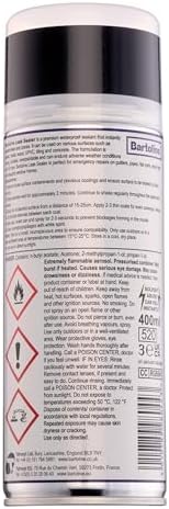 Bartoline Leak Sealer Spray, Black, 13.5 oz - Waterproof Sealant for Roofs, Gutters, Pipes, Cracks & Outdoor Repairs Durable & Overpaintable - 400 ml