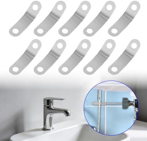 16pcs Pop-Up Clevis Clip, Stainless Steel U-Shaped Spring Clips Replacement for Tub Drain Linkage Assembly Compatible with Danco 34807