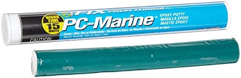 PC Products PC-Marine Epoxy Putty, 4oz Stick, White (45565) (Pack of 1)
