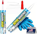 Tylove [Crystal Clear] 5200 Marine Sealant Clear - UV-Resistant Waterproof Adhesive for Boats, Windows, Glass & Marine Applications Eco-Friendly, Low Odor (10.5 Oz Tube)