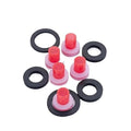 Faucet Leak-Proof Sealing Gasket Rubber Faucets Gaskets O-Ring Kit Hose Seal Ring Washer Silicone Plug Repair Assortment Set for Faucet Leak-Proof Sealing＆Replacing Gasket(4 Box (400pcs))
