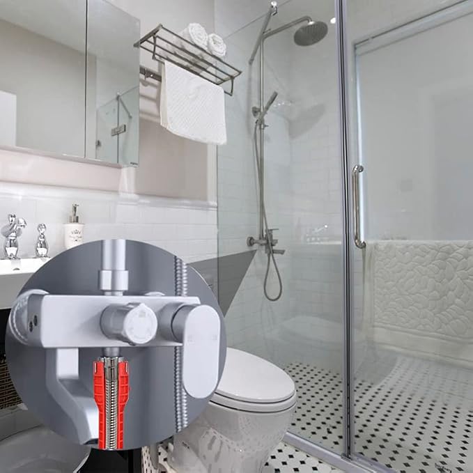 8-in-1 Faucet Wrench, Sink Installation Tool for Tight Spaces