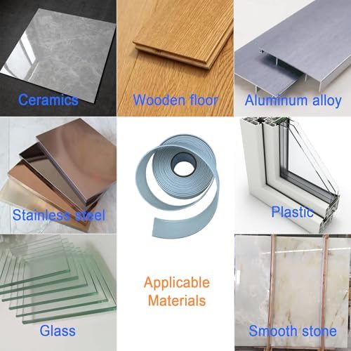 TOUSEA White 1.5" x10.5ft Caulk Tape for Tub, Toilet, Sink, Peel and Stick | White or Clear Sealing Tape for Toilet, Tub, Sink, Bath Peel and Stick Backsplash - Renter Friendly, Easy Install