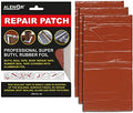 Alenor Brown Butyl All Weather Repair Patch 4"x6" Waterproof Sealing Patch Roof Leak Indoor Outdoor PVC Pipe Repair HVAC Vent Air Conditioner Window Seal Unit Rain Gutters Flashing Auto & Boats RV