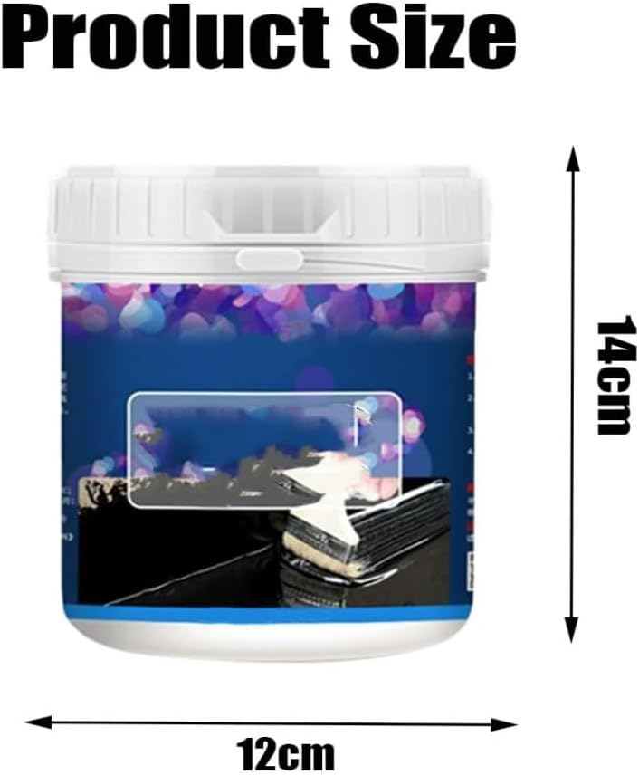 Waterproof Multi-Purpose Polyurethane Coating, Water Based Polyurethanes, Transparent Waterproof Coating Agent,Anti-Leakage Repairing Adhesive for Concrete, Wood, Outdoor, Roof, Walls, Garden (Blue)