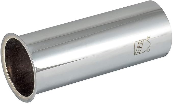 EZ-FLO 1-1/2 x 4 Inch 22-Gauge Steel Flanged Sink Tailpiece, Brass Plumbing Fitting, Chrome Finish, 35081