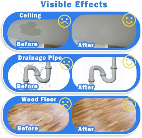 Invisible Waterproof Sealant, Liquid Waterproof Agent Transparent Repairing Leak Water Proof Adhesive for Roof & Walls (1, Kilograms)