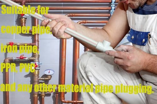 Water Stopper Tool Kit for Pipes,Adjustable Plumbing Plug Set 1/2" to 2"