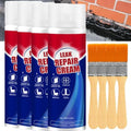 Waterproof Leak Repair Spray,Leak Repair Waterproof Sealant Spray,Patch & Seal Paint Sealant Cream for Roofs Pipes Crack (4PCS)