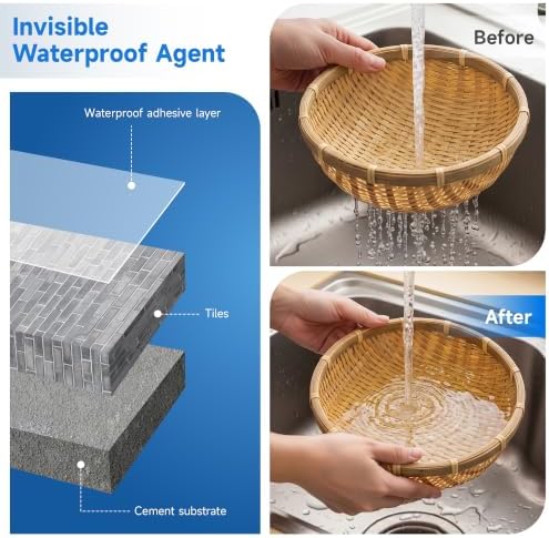 Transparent Waterproof Sealant 1Gallon, Clear Invisible Coating
