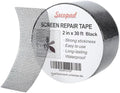 Secopad 2" x 360" (30FT) Screen Repair Tape, Screen Repair Kit, Black