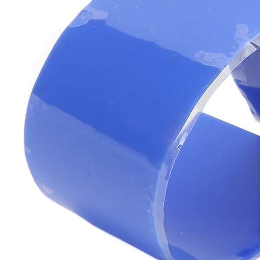 Walfront Self Fusing Silicone Tape, Silicone Repair Tape 2 Pack 1.5m X 2.5cm, Pipe and Hose Wrap, 76 to 500°F Heat Resistance, for Plumbing Emergency Leak Repair (Blue)