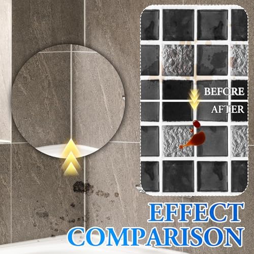 Grout Sealer - Tile Sealer Spray for Shower, Kitchen, Floor, Clear Grout Sealant Indoor & Outdoor for Marble, Granite, Mosaic, Non-Toxic & Low-VOCs, Waterproof & Long-Lasting Protection