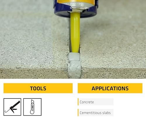 SIKA Sikaflex Self Leveling Sealant, Gray, Polyurethane, 29 fl oz, Waterproof, Self-Leveling for Sealing Horizontal Expansion Joints in Concrete