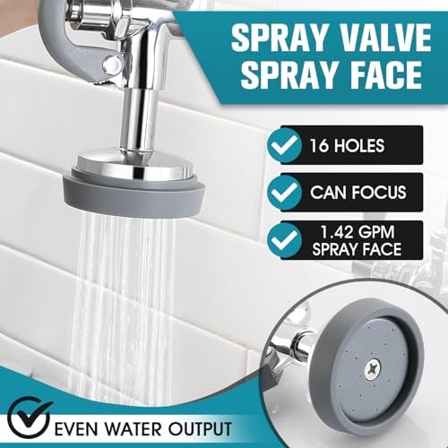 Replacement B-24K B-0107 Pre-Rinse Spray Valve Repair Kit for T&S Brass, Commercial Sink Sprayer Spray Face Bumper and Screw Repair Part, Grey