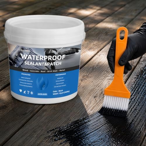 Black Waterproof Sealant Coating 1 Quart
