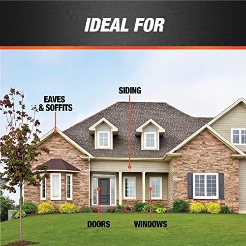 DAP Dynaflex Ultra Advanced Exterior Sealant, Iron Gray, 10.1 Oz (7079818215) (Pack of 2)