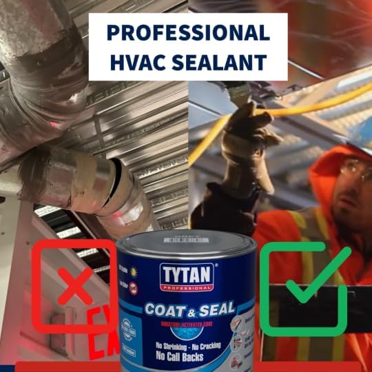 Coat & Seal Waterproof Sealant, Easy-to-Apply Paste, No Primer Required, Apply to Wet Surfaces, UV Resistant, No Cracking, Ideal for Gutters, Chimneys, Skylights, RVs, Roofs (1 qt) - 6 Pack
