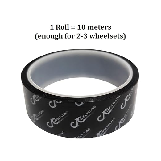 10m Tubeless Rim Tape | High Strength Adhesion for Mountain,Road and Gravel Bike MTB | Tubeless Tire Conversion Kit | with 5 Finishing Strips (19mm/ 10m)