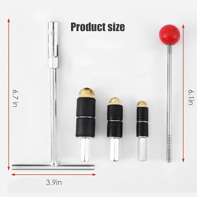 Water Stop Needle Set, Stainless Steel Pipe Water Stopper Kit Reusable PPR Tube Hot Melt Water Stop Pin for Plugging Water Repair Plumbing Tools