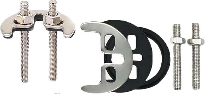 2 Sets Double Hole Tap Fixing Kit Bathroom Fixture for Kitchen Sink and Bathroom Basin Repair