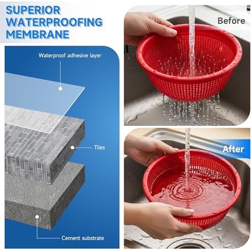Transparent Waterproof Sealant 10.5oz, Clear Invisible Coating