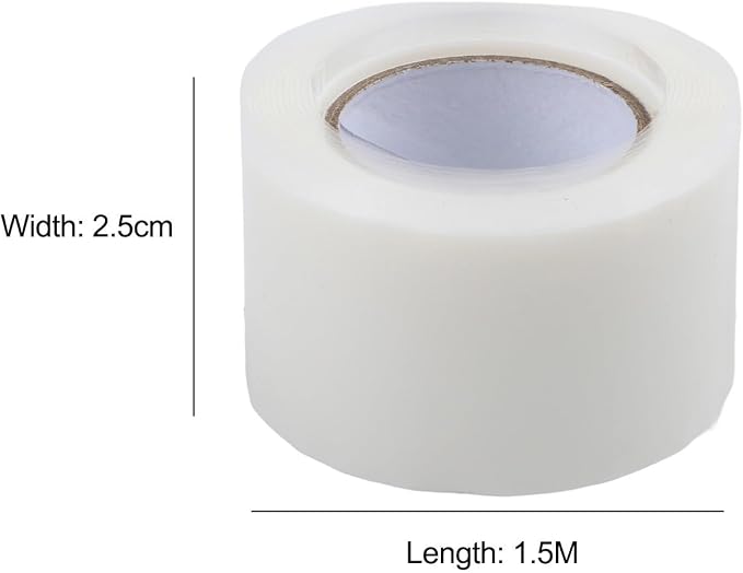 Self-Fusing Silicone Tape for Pipe Repair, 1.5M x 2.5cm Waterproof Sealant for Plumbers and Electricians, Fixes Leaks in Hoses Cables and Electrical Connections Without, Black(white)