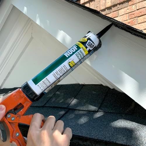 DAP Roof Waterproof Asphalt Sealant, Black, 10.1 oz (7079818268)