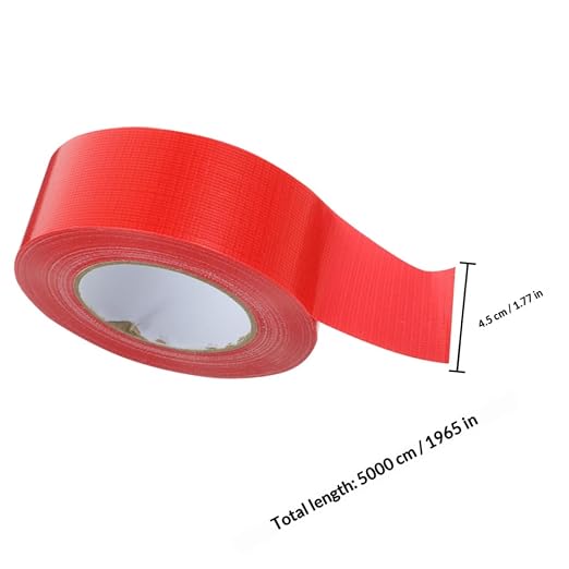 GALPADA Heavy Duty Waterproof Adhesive Hose Seal Tape, 45mm X 50m Red Multi-Purpose Leak Repair Tape for Indoor and Outdoor Sealing