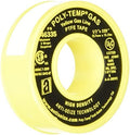 ANTI-SEIZE TECHNOLOGY 46335 Yellow PTFE Poly-Temp Extra Heavy Duty Gas Line Tape, 520" Length, 0.5" Width (Pack of 5)