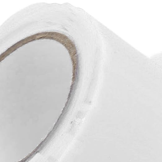 Walfront Self Fusing Silicone Tape, Silicone Repair Tape 2 Pack 1.5m X 2.5cm, Pipe and Hose Wrap, 76 to 500°F Heat Resistance, for Plumbing Emergency Leak Repair (White)