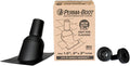 Pipe Boot Repair Flashing Adjustable 1.5 in. I.D. to 3 in. I.D. Vent Pipe in Black