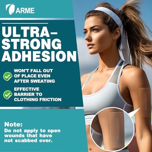 Arme Silicone Scar Tape, Silicone Scar Sheets (18 Pack) | Arme Silicone Scar Tape, Silicone Scar Sheets (2 Rolls- 1.6" x 240"/6M)