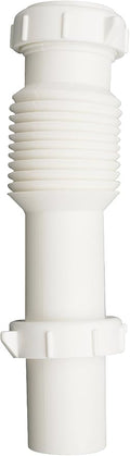 Plumb Pak 1-1/2 in. Inlet x 7 in. Length White Polypropylene Flex'n Fix Slip Joint/Direct Connect Sink Tailpiece with Captured Nut