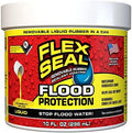 Flex Seal Liquid Flood Protection, 10 oz, Waterproof Rubberized Liquid, Removable, Use on Windows, Doors, Garage Doors, Seams, Casings, Thresholds, Conduits, Vents, Ducts, and More