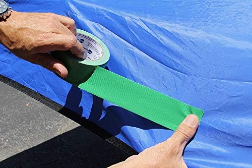 IPG JobSite DUCTape, Colored Duct Tape, 1.88" x 60 yd, Green (Single Roll)