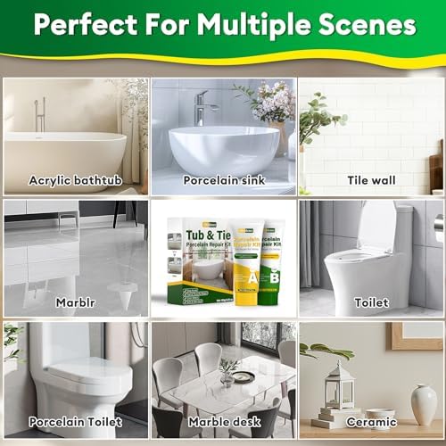 Fiberglass Repair Kit, Porcelain Sink Repair Kit, Waterproof
