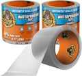 Gorilla Waterproof Patch & Seal Tape, Clear Tape, 4" x 8' - Permanent Weather Resistant Seal for Leaks and Repairs (Pack of 16)