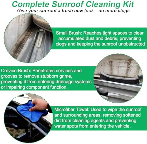 XANGNIER Car Sunroof Drain Cleaning Tool Kit,7 Pcs