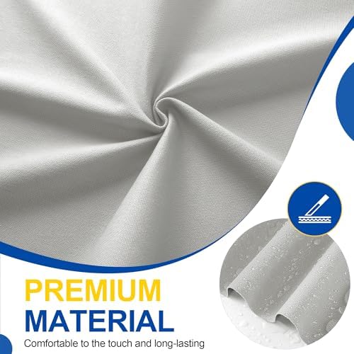 Fabric Repair Tape, Self Adhesive Canvas Repair Patch Kit Grey 4" x 71"