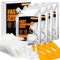 Concrete Crack Filler 4 PACK, Self-Leveling Cement Crack Repair, High Elasticity And Fast Drying, Waterproof Sealant for Driveway, Sidewalk, Patio, Concrete Joint, Indoor and Outdoor Use – Gray (76oz)