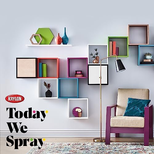 Krylon Spray Paint, Clear, Gloss, Solvent, 11 oz K01305007-1 Each
