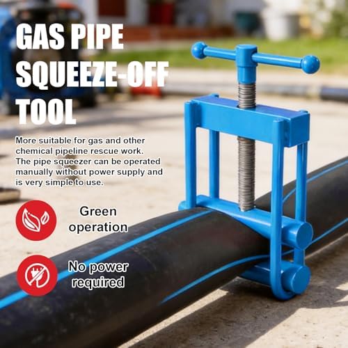 Water Shut Off Tool, 0.5-4 Inch Emergency Pipe Squeeze Clamp