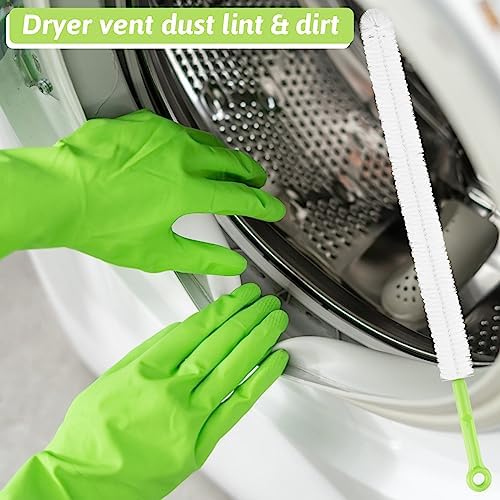 Sewer Drain Brush, Drain Clog Remover, 17inch Flexible Long Pipe Hair Clogs Catcher Cleaner Tool for Toilet, Kitchen Sink, Bathroom Tub, Sewer Drain